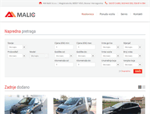 Tablet Screenshot of malicauto.com